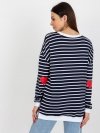 Bluza-LO-BL-LK-236.27X-biało-granatowy rozmiar - S/M