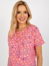 Bluzka-LK-BZ-507891.71P-koralowy rozmiar - 38