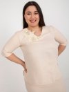 Bluzka-LK-BZ-506692.32-brzoskwiniowy rozmiar - 46