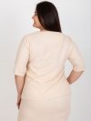 Bluzka-LK-BZ-506692.32-brzoskwiniowy rozmiar - 48