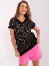 Bluzka-RV-BZ-8948.75P-czarny rozmiar - L/XL