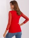 Bluzka-RV-BZ-7839.88P-czerwony rozmiar - S