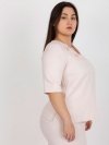 Bluzka-LK-BZ-506692.32-jasny różowy rozmiar - 44