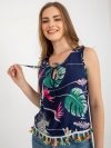 Bluzka-AT-BZ-2401C.19-granatowy rozmiar - M/L