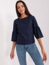 Bluzka-LK-BZ-506434.33P-granatowy rozmiar - 38