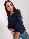 Bluzka-LK-BZ-506434.33P-granatowy rozmiar - 40