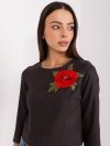 Bluzka-LK-BZ-506494.50P-czarny rozmiar - 40