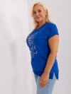 Bluzka-RV-BZ-8938.91P-kobaltowy rozmiar - ONE SIZE
