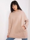 Bluza-RV-BL-8042.00P-ciemny bezowy rozmiar - L