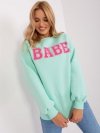 Bluza-EM-BL-617-11.32-mietowy rozmiar - ONE SIZE