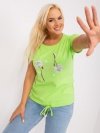 Bluzka-RV-BZ-8975.74-jasny zielony rozmiar - ONE SIZE