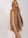 Szalik-AT-SZ-23185.62P-ciemny brązowy rozmiar - ONE SIZE