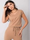 T-shirt-RV-TS-6108.04-camelowy rozmiar - S