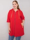 Bluza-RV-BL-6863.59P-czerwony rozmiar - ONE SIZE
