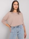 Bluzka-RV-BZ-7362.19-ciemny bezowy rozmiar - S/M