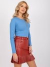 Bluzka-LK-BZ-508674.01P-niebieski rozmiar - 42