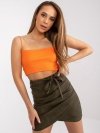 Spódnica-DHJ-SD-15680.28X-khaki rozmiar - XL