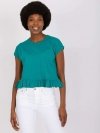 T-shirt-TW-TS-1053.21X-ciemny zielony rozmiar - 2XL