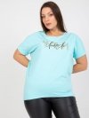 T-shirt-RV-TS-7919.01X-mietowy rozmiar - ONE SIZE