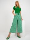 Spodnie-D73770R62237A-zielony rozmiar - XS