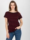 T-shirt-RV-TS-8568.75-czarno-czerwony rozmiar - M