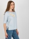 Bluzka-LK-BZ-506609.77-jasny niebieski rozmiar - 36