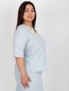 Bluzka-LK-BZ-506692.32-jasny niebieski rozmiar - 48
