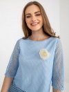 Bluzka-LK-BZ-506642.94-jasny niebieski rozmiar - 38