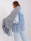 Szalik-AT-SZ-23125.75-biało-niebieski rozmiar - ONE SIZE
