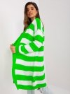 Kardigan-BA-SW-8033.21-fluo zielony rozmiar - ONE SIZE