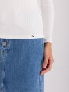 Bluzka-RV-BZ-9205.08P-ecru rozmiar - S/M