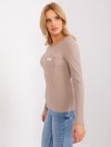 Bluzka-RV-BZ-9156.07-ciemny bezowy rozmiar - ONE SIZE