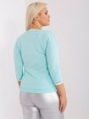 Bluzka-RV-BZ-8986.89P-mietowy rozmiar - ONE SIZE