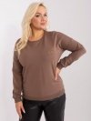 Bluzka-RV-BZ-9312.28P-brązowy rozmiar - ONE SIZE