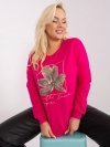 Bluzka-RV-BZ-9240.36-fuksjowy rozmiar - ONE SIZE
