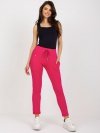 Spodnie dresowe-RV-DR-8696.20-fuksjowy rozmiar - L/XL