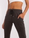 Spodnie dresowe-RV-DR-8696.20-khaki rozmiar - S/M