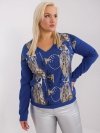 Bluzka-RV-BZ-9246.13-kobaltowy rozmiar - ONE SIZE
