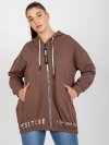 Bluza-RV-BL-8302.78-brązowy rozmiar - ONE SIZE
