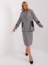 Marynarka-LK-MA-509511.99-biało-czarny rozmiar - L/XL