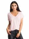 T-shirt-RV-TS-4832.02P-jasny różowy rozmiar - XS