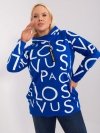 Bluza-RV-BL-5056-1.95-kobaltowy rozmiar - ONE SIZE