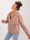 Bluza-RV-BL-9136.06-ciemny bezowy rozmiar - S/M