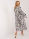 Płaszcz-LK-PL-509558.67-jasny niebieski rozmiar - S/M