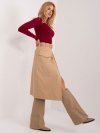Spódnica-EM-SD-B9223.25-camelowy rozmiar - S