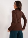 Bluzka-LK-BZ-509532.08X-ciemny brązowy rozmiar - L/XL