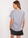 Bluzka-FA-BZ-9343.38-szary rozmiar - ONE SIZE