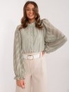 Koszula-LK-KS-509588.98-pistacjowy rozmiar - L/XL