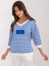 Bluzka-RV-BZ-9579.70-kobaltowy rozmiar - ONE SIZE