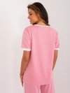 Bluzka-LK-BZ-509610.42-różowy rozmiar - L/XL
